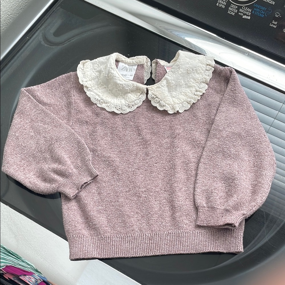 Zara baby girl sweater🤍